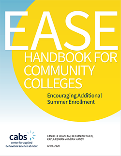 EASE Handbook for Community Colleges cover