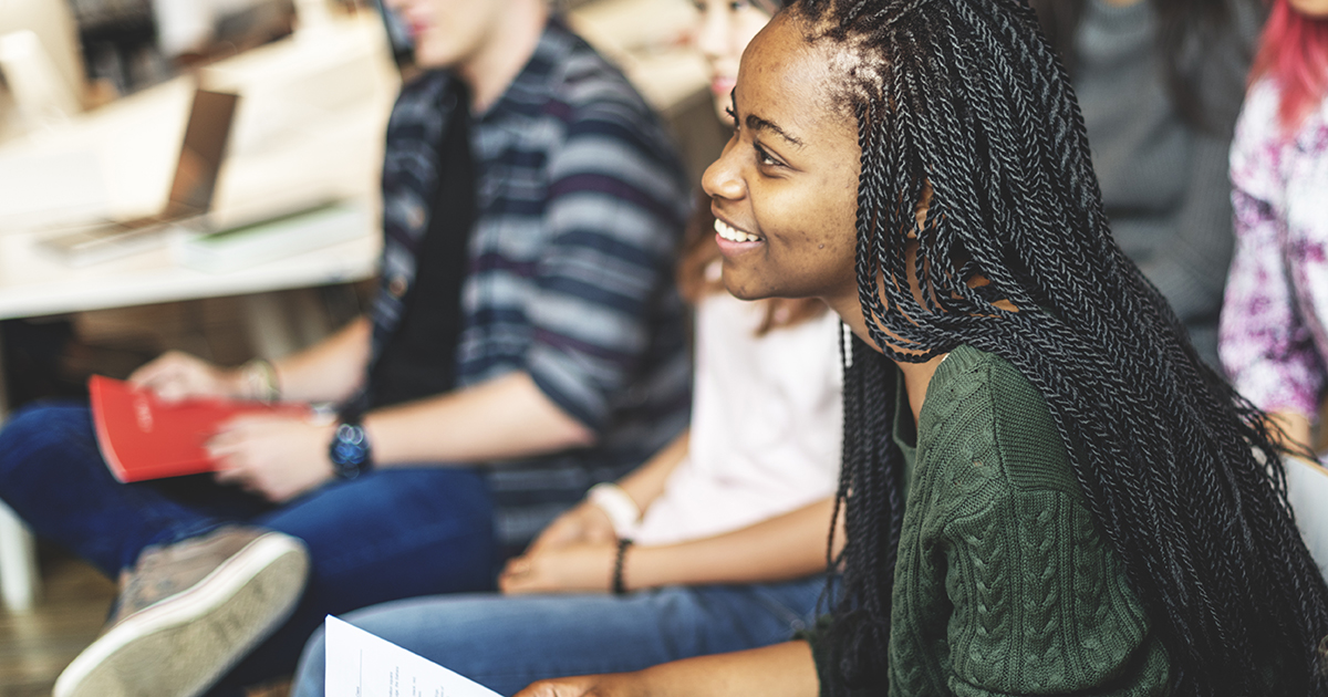 students on a lecture