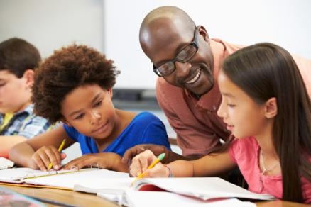 a tutor with two kids