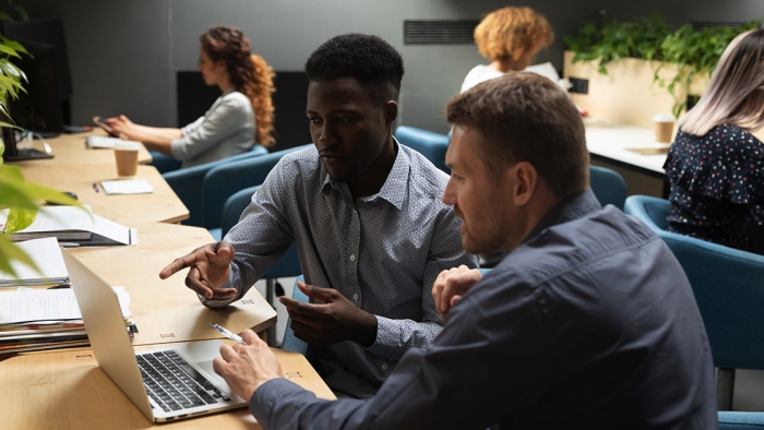 Black male tutor tutors Black man 